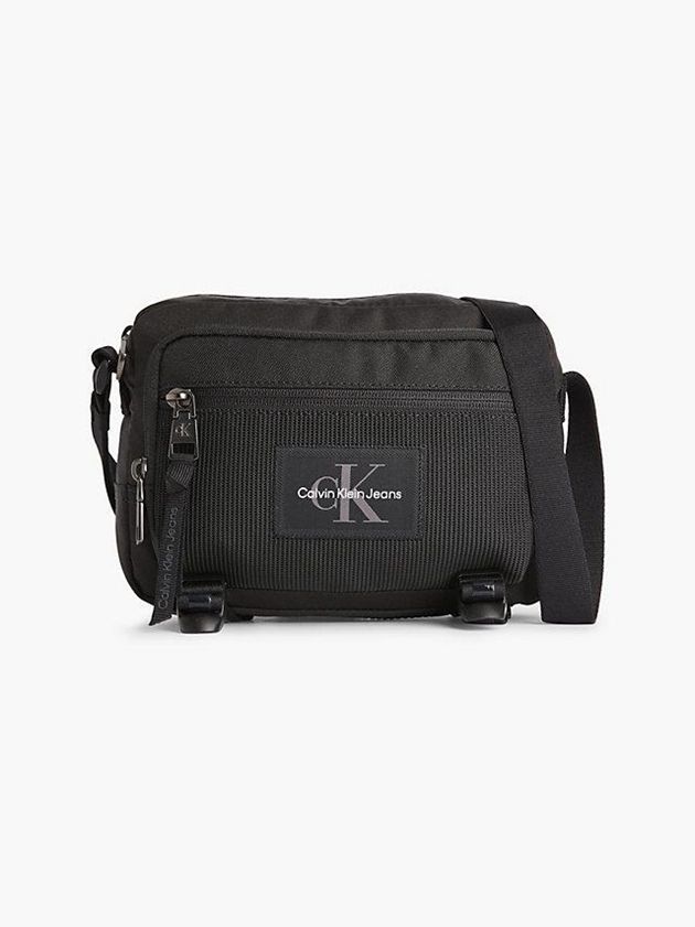 Calvin Klein USA Recycled Crossbody Mens Bag Black 0819236-HO